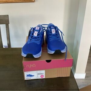 Ryka Women's Devo X Max RS Lace-Up Athletic Sneaker Ashley Blue Sz9.5